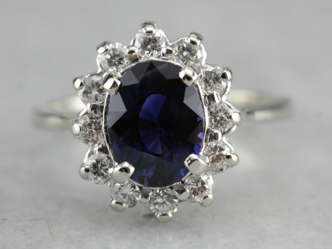 Stunning Color Changing Sapphire Kate Middleton Style - Etsy