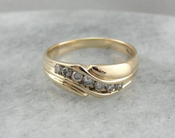 Polished Men's Diamond Wedding Band H1DXVZ-N - Etsy
