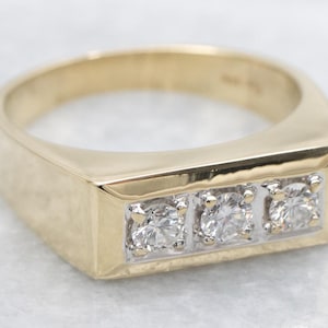 Yellow Gold Three Stone Diamond Ring, Gold Three Stone Diamond Ring, Three Stone Diamond Ring, Yellow Gold Diamond Ring, Diamond A58915