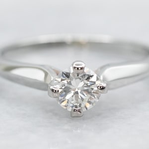 White Gold Diamond Solitaire Engagement Ring, Diamond Solitaire, Solitaire Engagement, Engagement Ring, Diamond Ring, White Gold Ring A40536