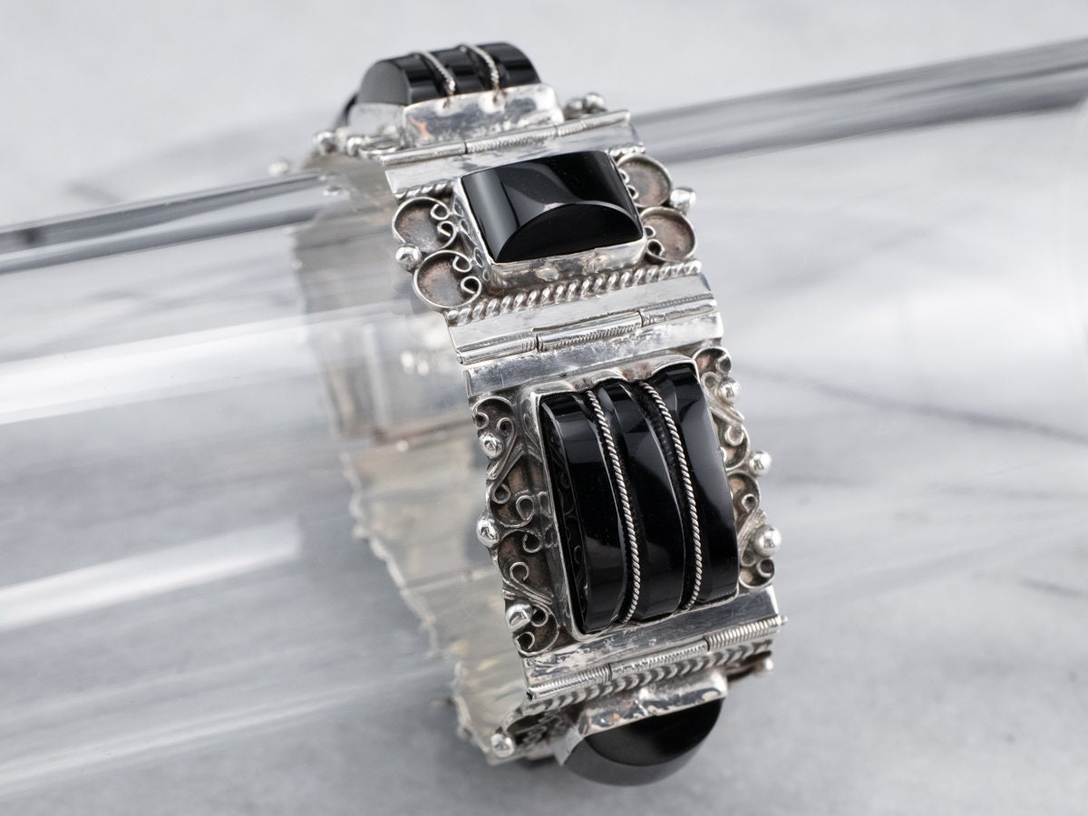 CDL ONYX BRACELET シルバー925 S/M TOKYO CDL CDL TOKYO CDL ONYX BRACELET M
