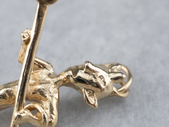 Gold Devil with Pitchfork Charm, Gold Devil Charm… - image 7