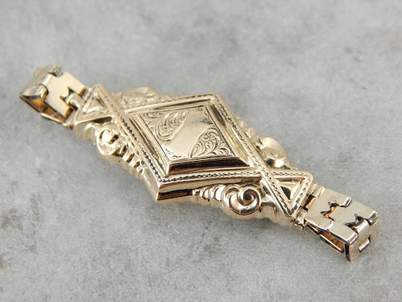 Antique Early 1900's Baby Bracelet To Engrave TVQ… - image 1