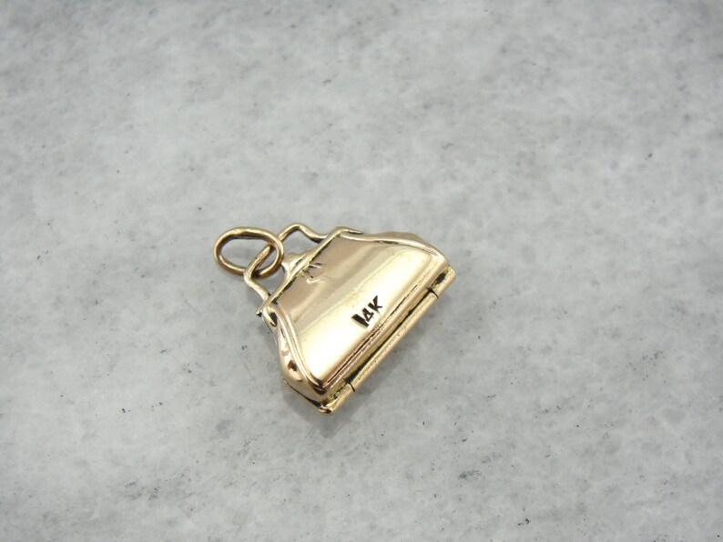 Lovers Purse Vintage Moving Parts Charm or Pendant 3U07QZ-P