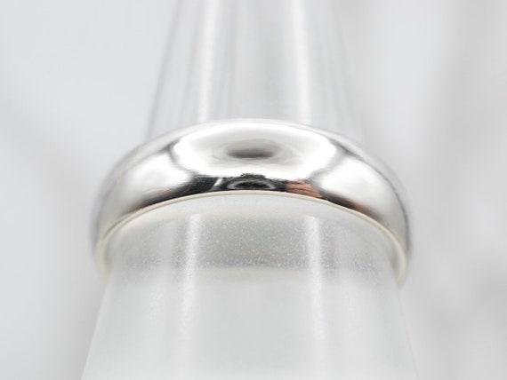 Art Carved Platinum Wedding Band, Unisex Platinum… - image 5