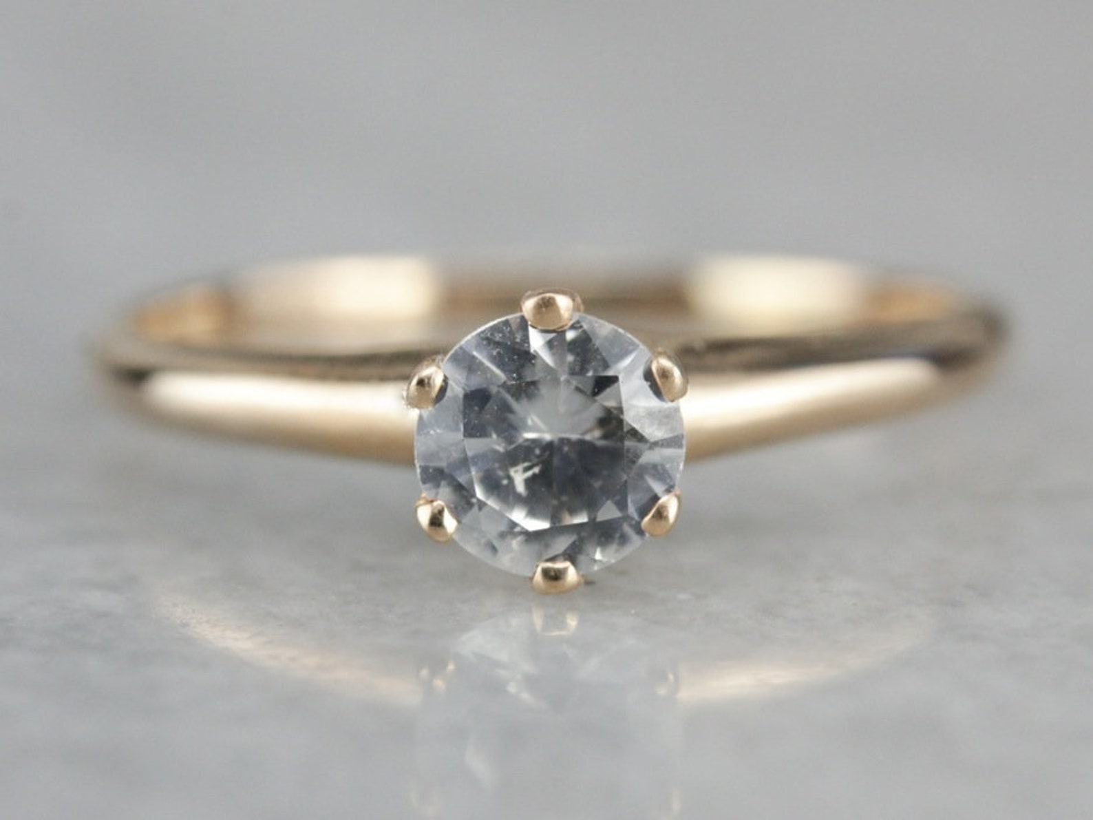 white sapphire solitaire ring white sapphire solitaire ring