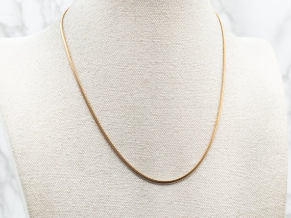 Heavy Gold Snake Chain, 14K Gold Chain, Yellow Go… - image 4