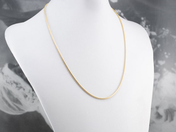 Heavy Gold Snake Chain, 14K Gold Chain, Yellow Go… - image 5