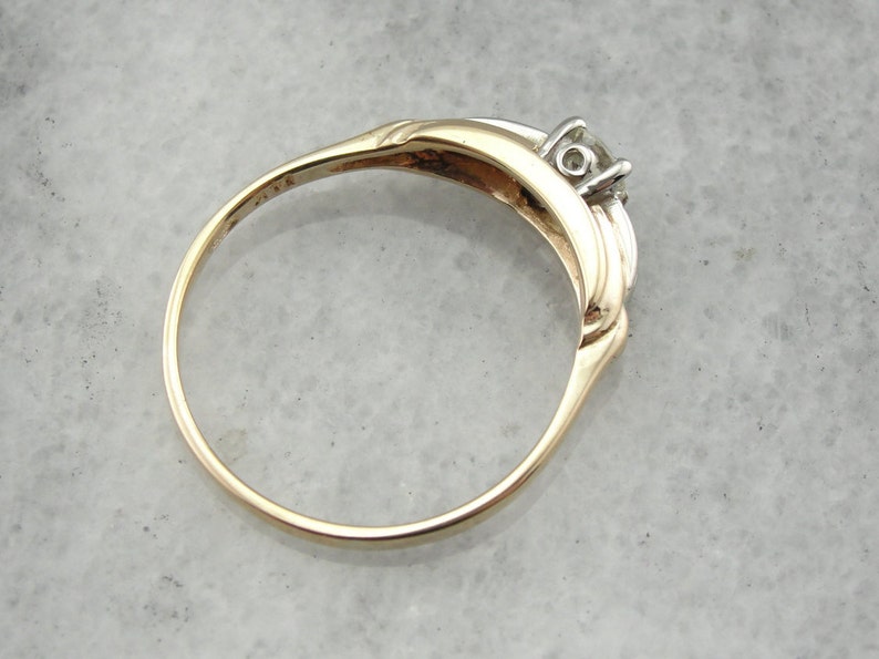 Iconic Retro Era Design, Diamond Engagement Ring image 3