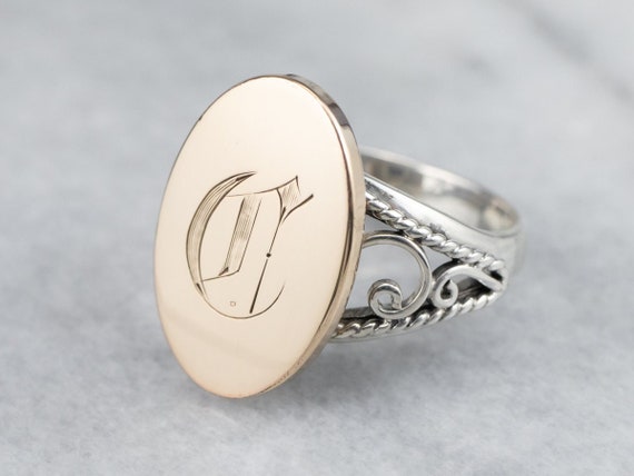 Italian 14kt Yellow Gold Personalized Signet Ring | Ross-Simons