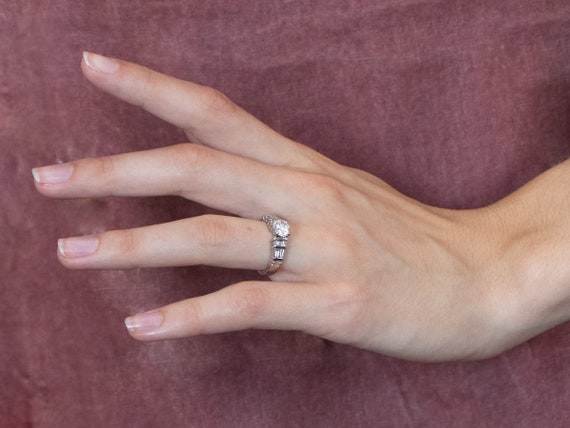 Round Brilliant Diamond Engagement Ring, Diamond … - image 10