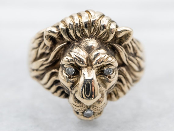 1 Gram Gold Plated Lion Distinctive Design Best Quality Ring For Men -  Style B205 – Soni Fashion®