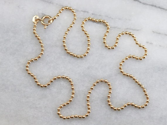 BALL CHAIN NECKLACE (LARGE) – HYKE ONLINE STORE
