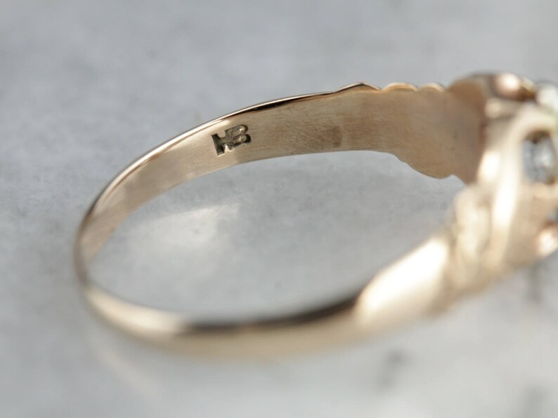 Victorian Rose Gold Belcher Style Mens Diamond Ring ZM7QJKD Etsy