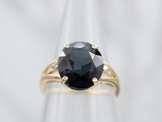 Spinel Diamond and Gold Ring, Spinel Cocktail Rin… - image 4