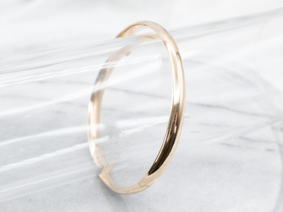 Plain Gold Bangle Bracelet, Vintage Bangle Bracel… - image 5