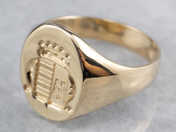TIFFANY & Co Edwardian 14kt Family Crest Signet Ring – A. Brandt + Son