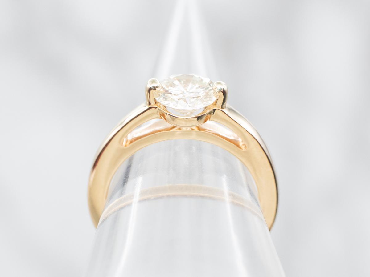 Modern Tension set Diamond Solitaire Engagement Ring Solitaire Engagement Engagement Ring Diamond Engagement Engagement Ring A41502 Etsy UK