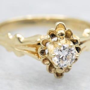 Victorian Diamond Solitaire Engagement Ring, Diamond Ring, Diamond Engagement, Diamond Solitaire, Engagement Ring, Solitaire Ring A59373