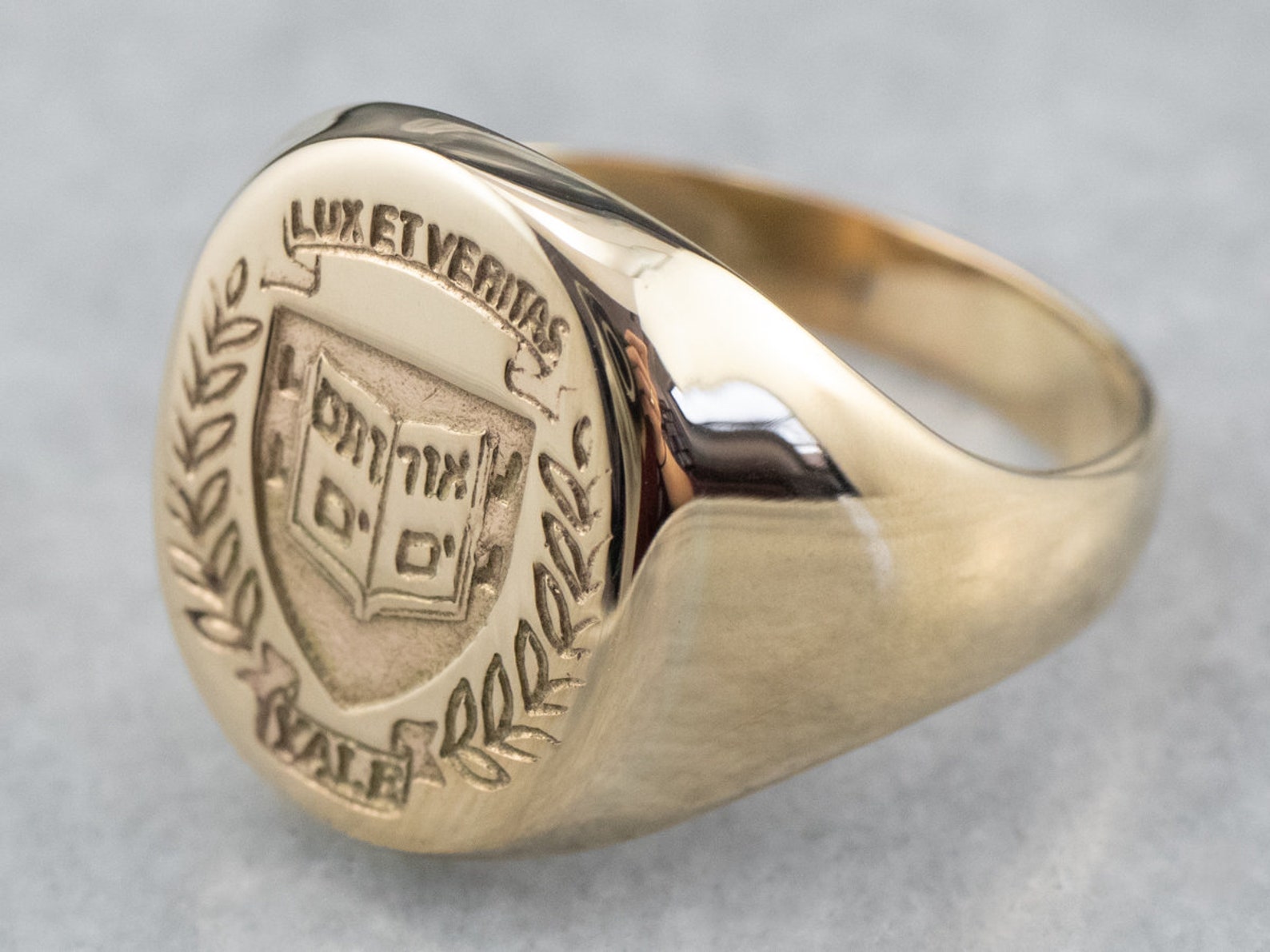Vintage Yale College Ring Yale University Ring Yale Etsy