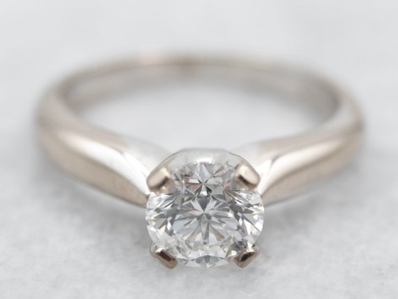 Round Brilliant Diamond Engagement Ring, Jabel En… - image 1