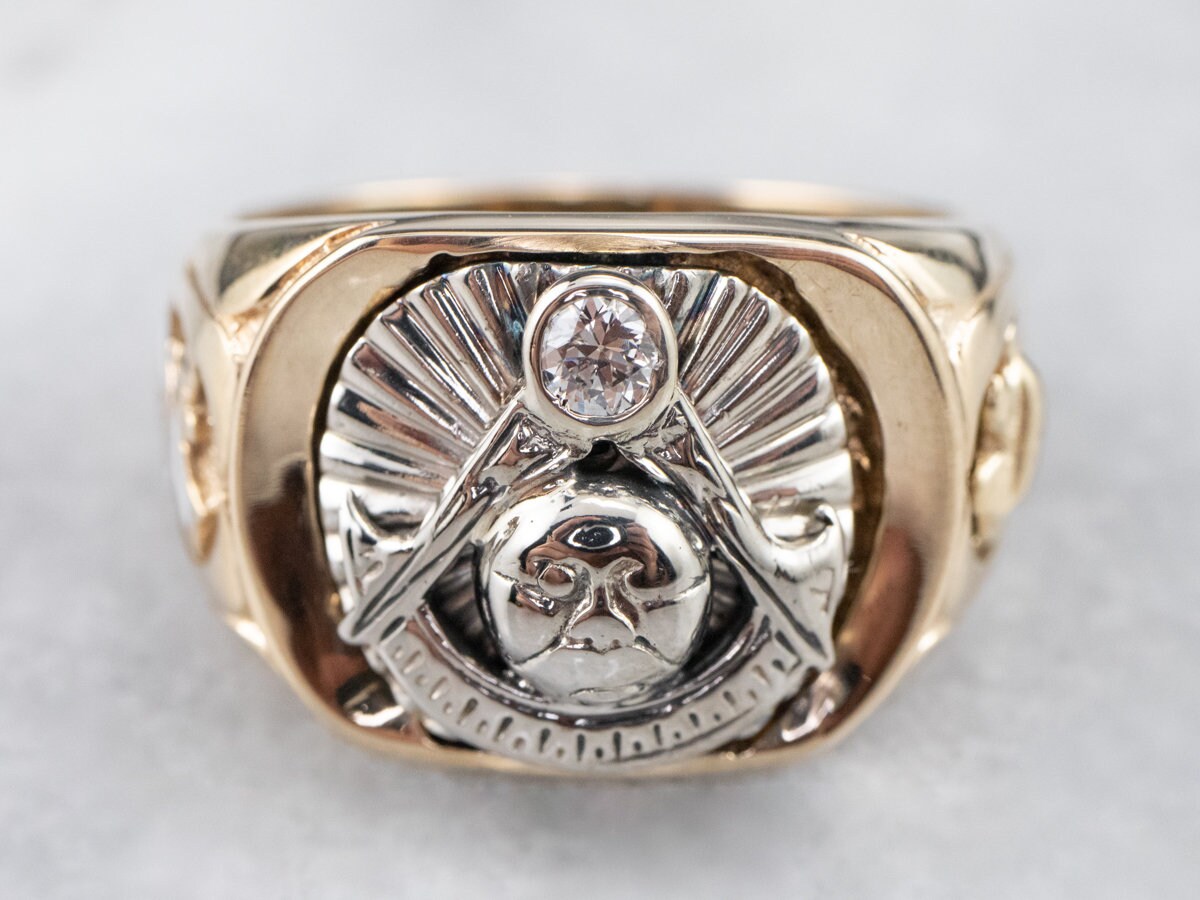 Diamond masonic rings deals