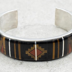 Best Vintage Native American Navajo Mary Morgan Lapis Opal Sterling Silver Bracelet Old Best Vintage Native American Navajo Mary Morgan Lapis Opal Sterling Silver Bracelet Old