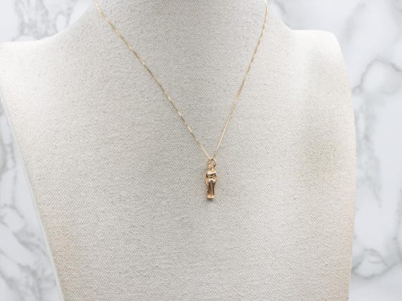 Vintage Yellow Gold Naval Officer Charm View 6