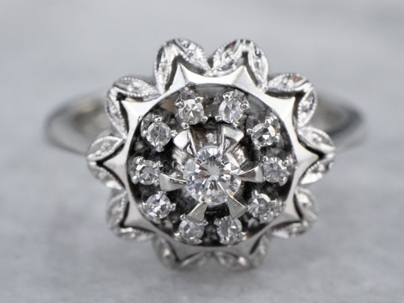 White gold statement best sale rings