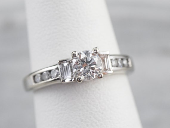 Diamond White Gold Engagement Ring, Diamond Ring,… - image 7