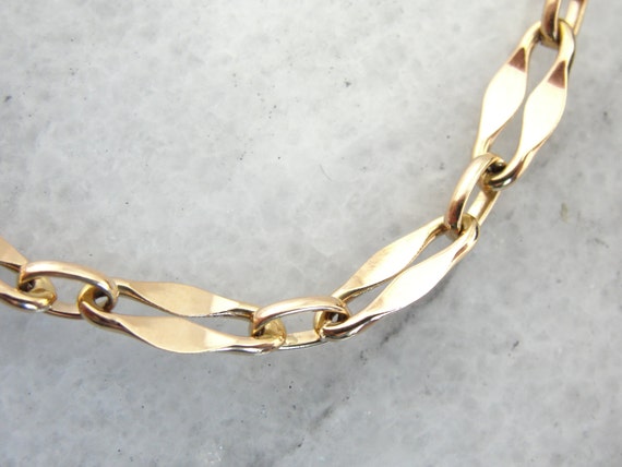 Beautiful Vintage Gold Choker Length Chain for Pe… - image 4