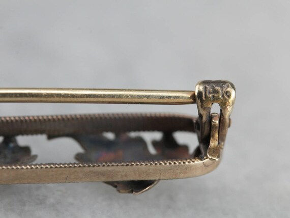 Vintage Four Seasons Bar Pin from Art Nouveau Era… - image 5