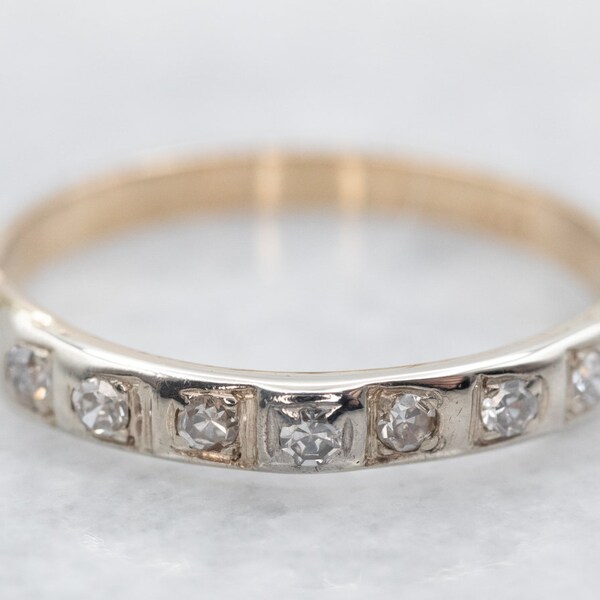 Thin Diamond Band Etsy