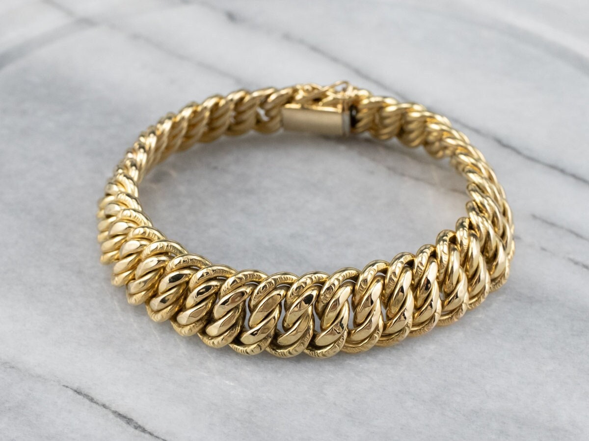 18k gold vintage bracelet - Etsy 日本 18k gold vintage bracelet - Etsy 日本
