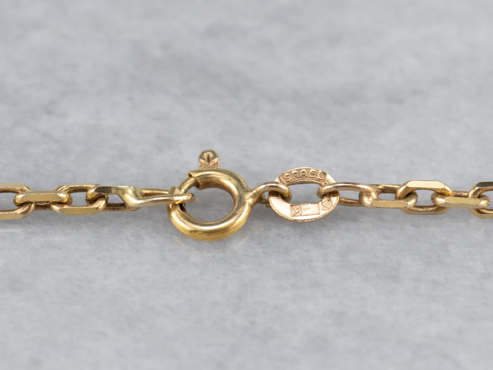 Heavy Gold Cable Chain Gold Necklace 14K Gold Chain Oval Etsy