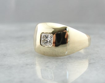 Vintage Retro Era Diamond Ring for Man or Lady