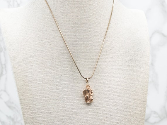 14K Yellow Gold Moses 10 Commandments Religious C… - image 4