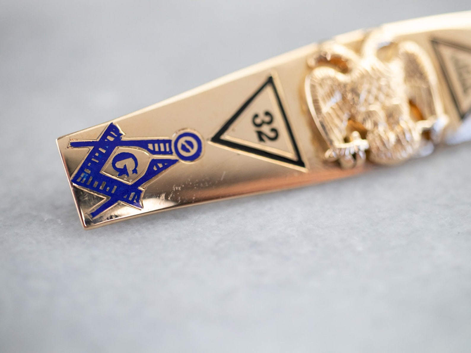 Masonic 1894 Antique Pin Gold and Enamel Pin Antique Masonic Etsy
