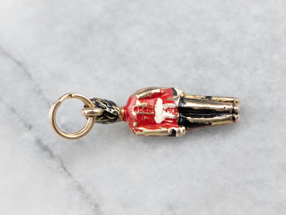 The Queen's Guard Gold and Enamel Charm, Vintage … - image 5