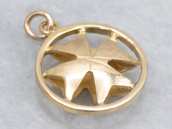 18-Karat Gold Maltese Cross Pendant