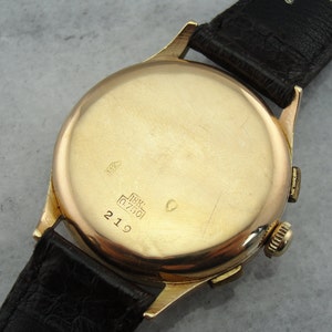 18K Rose Gold Dulux 1950's Rose Gold Wrist Watch ZYJFFY-N - Etsy