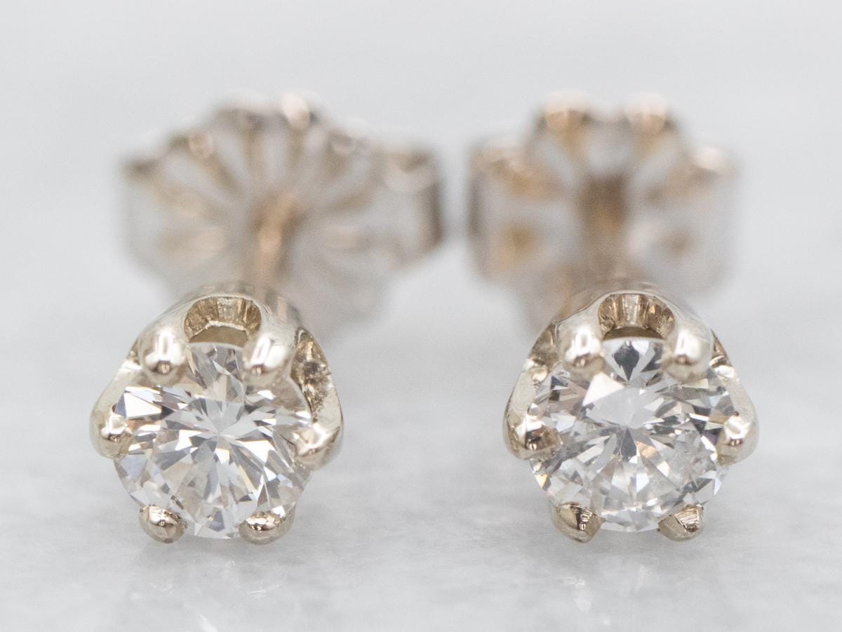 ◆STONEHENgE◆ 14K Diamond Earrings StoneHenge 14K Diamond Earrings T1454D 14K Rose Gold Diamond