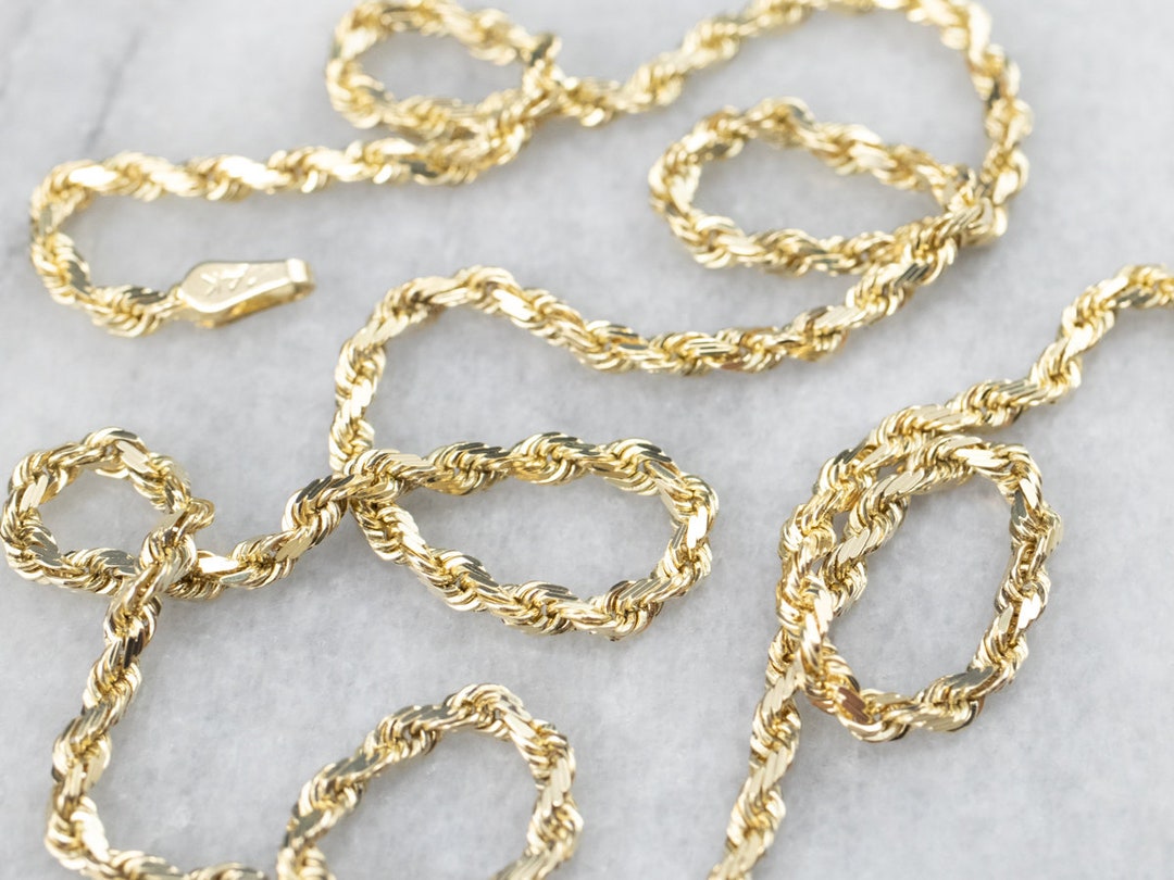 TUOKAY Direct TUOKAY Faux 18K Gold Rope Chain 8mm thick Fake Gold India |  Ubuy