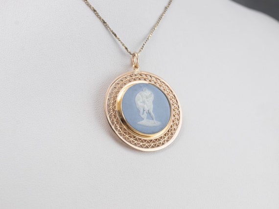 Vintage Wedgwood Cameo Pendant, Wedgwood Cameo Je… - image 8