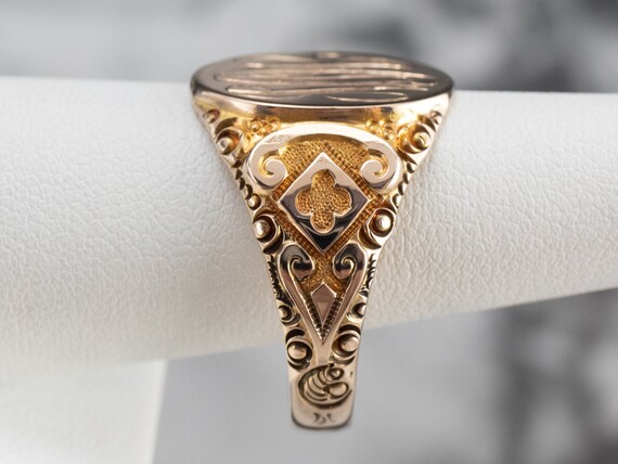 Antique Ostby Barton Ring, Antique Signet Ring, J… - image 9