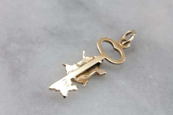 Detailed Sorority or Fraternity Crest Key Pendant… - image 4