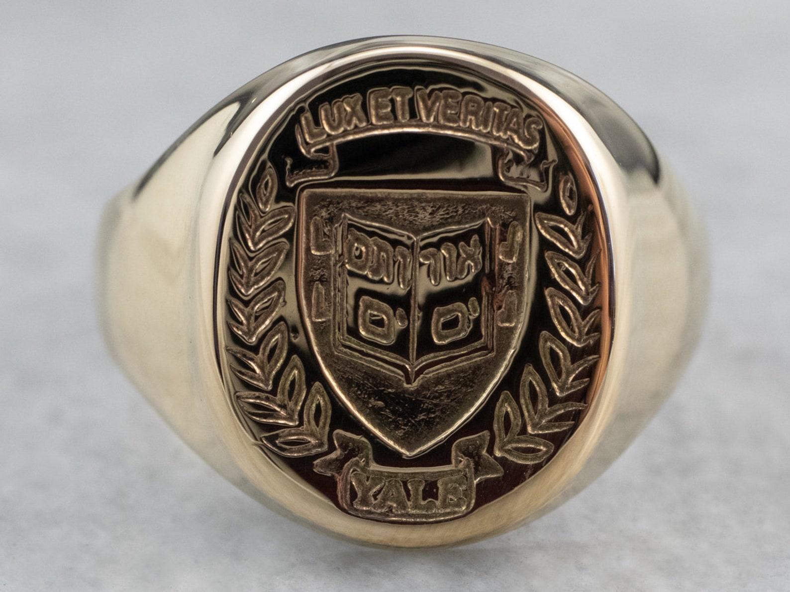 Vintage Yale College Ring Yale University Ring Yale Etsy