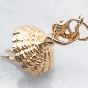 14K Gold Ballerina Charm, Ballerina Pendant, Ballet Charm, Ballet Jewelry, Dancer Charm, Vintage Gold Charm, Gift for Her A22780