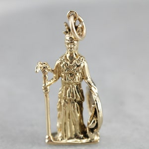 Athena, Goddess of War and Wisdom Charm, Pendant, Charm Necklace, F58JUY
