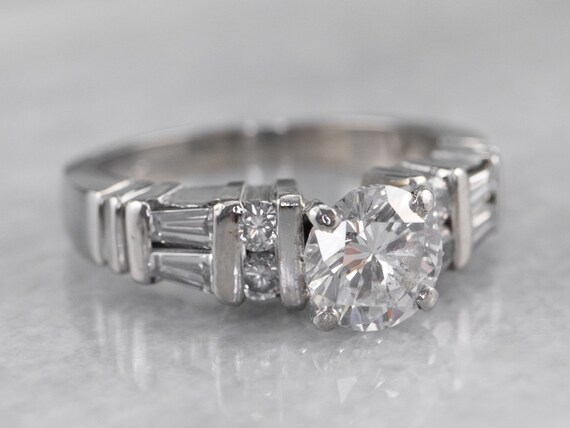 Round Brilliant Diamond Engagement Ring, Diamond … - image 2